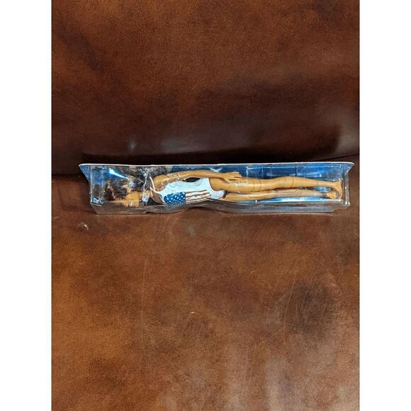 NWT 2019 Barbie Mattel Olympic Swimmer USA Swim Team African American Doll - Picture 4 of 8